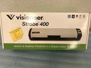 Escáner electrónico portátil alimentado por láminas Visioneer Strobe 400 nuevo en caja - Imagen 1 de 6