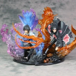 Itachi vs Sasuke Uchiha Model Statue Action Figure Figurine Naruto - Picture 1 of 3