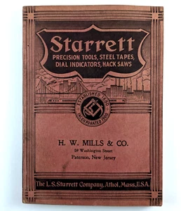1938 Starrett Fine Mechanical Tools Catalog 26 The L S Starrett Co Athol MA - Picture 1 of 9