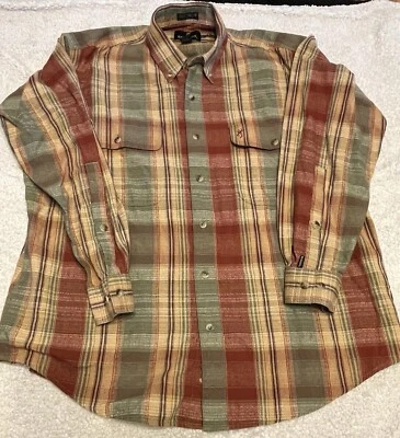 Browning Super Naturals Long Sleeve Hunting Cotton Vintage Men's Shirt XL - Image 1 of 4
