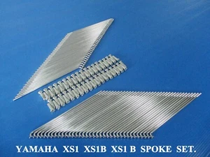 Fit YAMAHA XS1 XS1B XS1 B FRONT & REAR CADIUM SPOKE SET 72 Pcs. JAPAN  [mi2525] - Picture 1 of 6