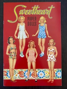 NEW Sweetheart Paper Dolls Book Uncut 1998 B. Shackman - Picture 1 of 4