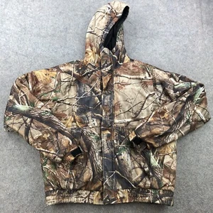 Field and Stream Jacket Mens XL Camouflage Real Tree Hunting Hooded Outdoors - Picture 1 of 10