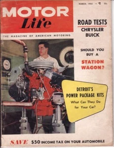 MOTOR LIFE March 1955 Chrysler New Yorker Lincoln Chevrolet Buick GM Motorama - Picture 1 of 1