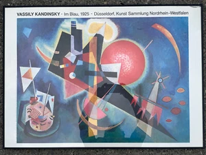 Im Blau In Blue By Wassily Kandinsky 34” Poster 1986 Italy Vintage Arts Grapica - Picture 1 of 9