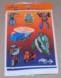Hallmark 1985/Tonka "Go Bots" Mighty Robots/Pegatinas Vehículos Nuevo en Paquete - Imagen 1 de 1