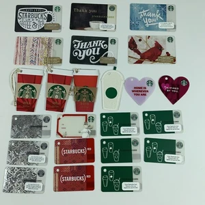 23 Starbucks Gift Cards Lot, $0 Value ** Variety of Occasions and Sizes! - Picture 1 of 14