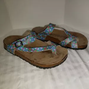 Birkis By BIRKENSTOCK Multicolored Birko Flor Mayari Sandals Womens Size 7 - Picture 1 of 6