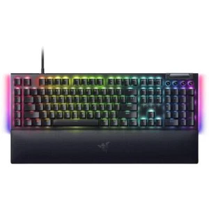 Razer BlackWidow V4 Green Switch, Mechanical Keyboard, RGB, Black - Picture 1 of 3