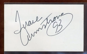 Trace Armstrong Autographed 3" X 5" Index Card Miami Dolphins Football - Picture 1 of 1