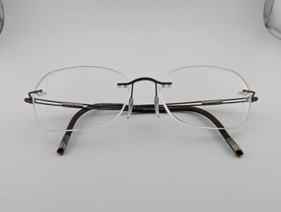 Monturas de gafas Silhouette solamente, 5521 70 6040 17-140, hechas en Austria, marrón Foto 1 de 4