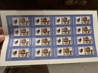 India Saibaba, Juegos Olímpicos, Madhubani y otras hojas completas de estampillas Foto 1 de 4