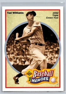 1992 Upper Deck - Baseball Heroes Ted Williams 1942 Triple Crown Year #30 - Picture 1 of 2