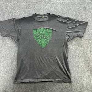 Maglietta vintage Police Athletic League uomo grande grigia NYC Save Water maglietta anni 90 - Foto 1 di 12