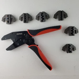 Juego de alicates de prensado y mandíbula para terminales SONIC 81301-81307 A B C D F H (7 PIEZAS) - Imagen 1 de 8