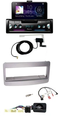 Pioneer DAB Bluetooth Lenkrad USB Autoradio für Toyota RAV 4 2001-2006 dunkelsil - Bild 1 von 4