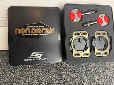 Pedales Speedplay Zero Nanograma Rojo Titanio con Tacos CASI COMO NUEVOS Foto 1 de 4