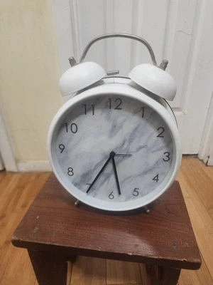 Metal Double Bell Desk Table Loud Alarm  Vintage  - Image 1 of 4