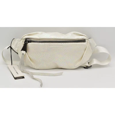 Riñonera Aimee Kestenberg Milan Cuero Convertible Cinturón Holograma Serpiente Nueva con Etiquetas Foto 1 de 4