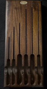 CASE XX Cassetto per coltelli in legno VASSOIO/STOCCAGGIO per 6 COLTELLI 15,5”L x 6,75W x 1,75T - Foto 1 di 4