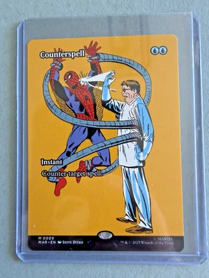 Magic The Gathering Marvel SpiderMan - Counterspell #0009  - Borderless Mythic - Image 1 of 3