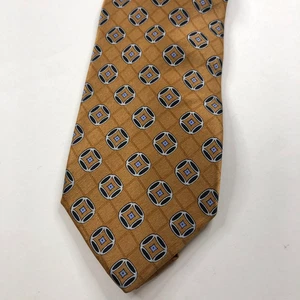 Corbata Robert Talbott Best of Class Nordstrom geométrica 100 % seda marrón 3 pulgadas/56 Inc - Imagen 1 de 8