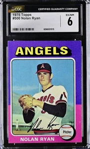 🔥 1975 Topps - NOLAN RYAN #500 (HOF) - CGC 6!! - Picture 1 of 2