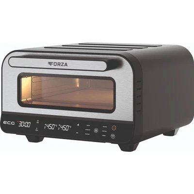 ECG Forza 4500 Pizzaofen elektrischer Ofen mit Pizzastein und Glasfenster 1700 W - Bild 1 von 4