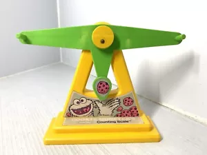 RARA DE COLECCIÓN 1982 CBS GALLETAS ESCALA DE CONTEO MONSTRUO solo Balance SESAME STREET - Imagen 1 de 4