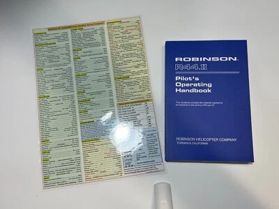 Robinson 22 POH & Extended Quick Reference Checklist, All In One