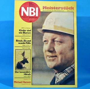 DDR NBI 47 1973 Michael Hansen Fußball Weimar Nedlitz Inti Illimani Ungarn A - Bild 1 von 1