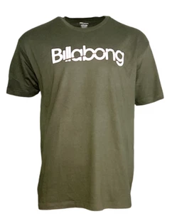 BILLABONG Men's t-shirt Surf Skateboard Snowboard Cotton Reg $ 26 Olive NEW - Picture 1 of 4