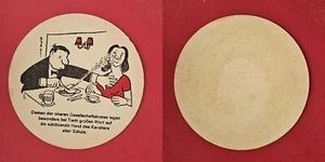Loriot - tapa de cerveza en la mesa cervecería montaña rusa beermat - Imagen 1 de 1