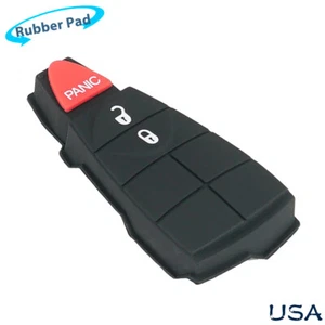 Rubber Replacement Key Pad Fob for Chrysler Town & Country 2012 2013 2014 2015 - Picture 1 of 8