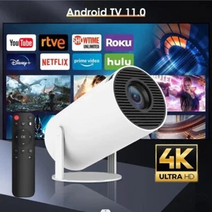 4K Mini Projector 10000 Lumen LED 1080P WiFi Bluetooth UHD Portable Home Theater - Picture 1 of 19