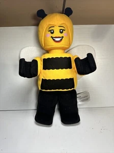 LEGO 14" Bumble Bee Plush Stuffed Soft Toy Doll Black And Yellow 2018 Retired - Picture 1 of 6