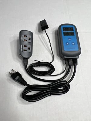 Inkbird Digital Wi-Fi Humidity Plug and Play Thermostat IHC-200 Dual Outlet NEW - Image 1 of 2