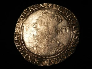England Charles I 1625-1627 AR Silver Shilling Stuart Tower Mint S.2793 BB192 - Picture 1 of 4