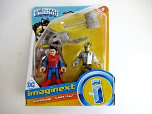 Mattel Imaginext DC Super Friends Superman & Metallo 2-Pack Figures - Picture 1 of 2
