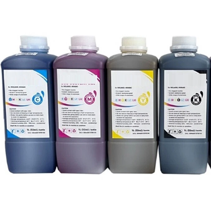 4 x PREMIUM BULK UV INK REFILL FOR KYOCERA PRINTHEADS (4,000ML - CYMK) - Изображение 1 из 1