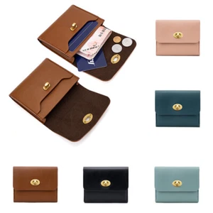 Women Leather Card Holder Pocket Credit Card Holder Small Wallet Coin Purse Gift - Picture 1 of 15