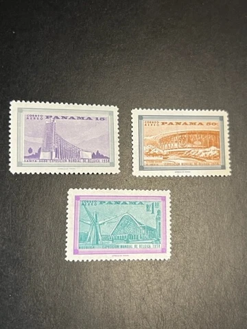 Panama stamp C207-209 MH Cover