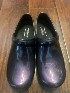 Allheart Nurse Comfort Slip Resistant Purple Slip On Shoes/ Clog Size 9 40 - Picture 1 of 6