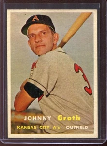 1957 Topps Baseball # 360 Johnny Groth (EX-MT) Excellent to Mint - Picture 1 of 2