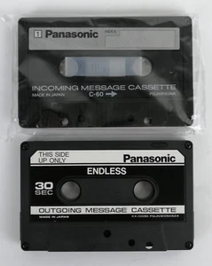 PANASONIC C-60/30 SECONDI - INCOMING - UNA SIGILLATA - CASSETTE SEGRETERIA - Imagen 1 de 2