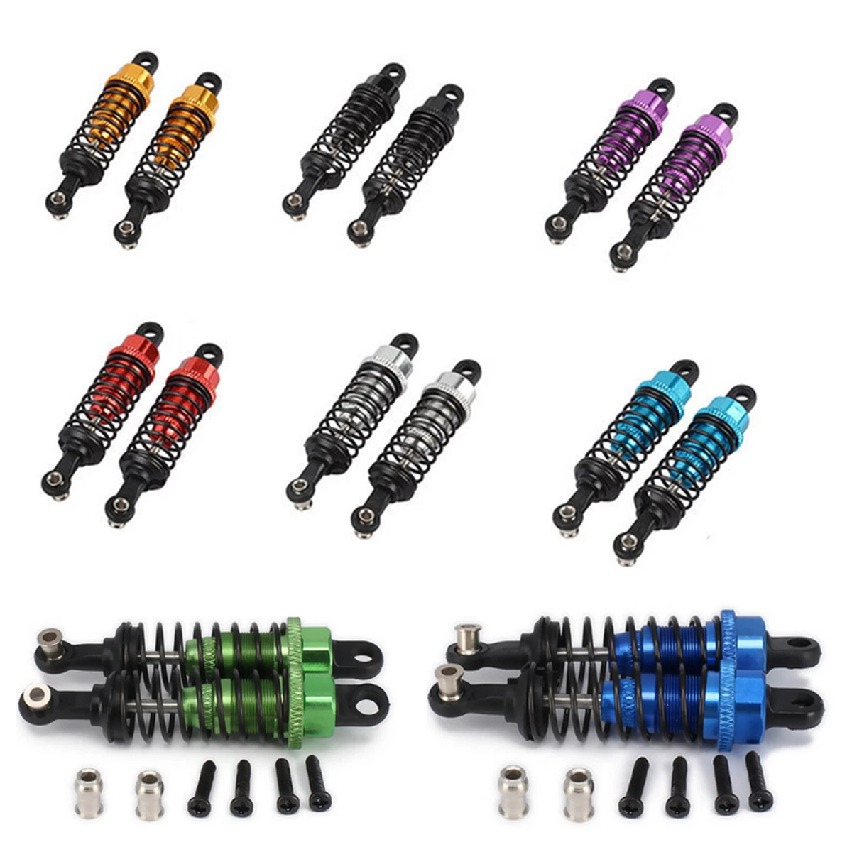 Dreidraht Metallgetriebeservo Für Wltoys 144001, A959-B, A979-B RC Autos – Upgrade-Ersatzteil In Schwarz/Blau