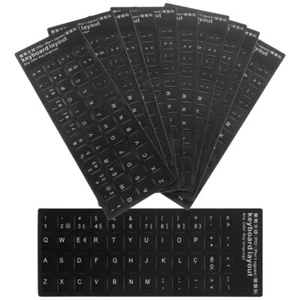 10 Pcs Keyboard Stickers Student Cover for Typing Practice Computer Decoration - Picture 1 of 12