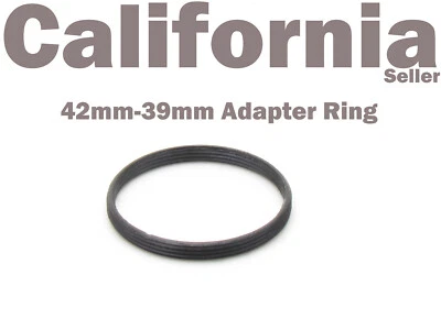Pentax M42 Body to Leica M39 Lens 42mm to 39mm Screw Mount Adapter Ring 42 to 39 - Image 1 of 2