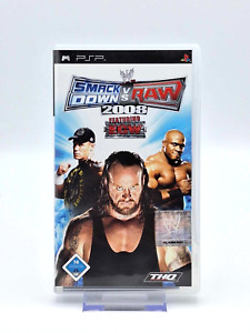WWE! Smackdown vs. RAW 2008 - Sony Playstation Portable - PSP - CiB - TOP