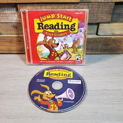 Vtg Jump Start Reading for First Graders CD-ROM Ages 5-7 Homeschool 2007 Y2k - Image 1 of 4